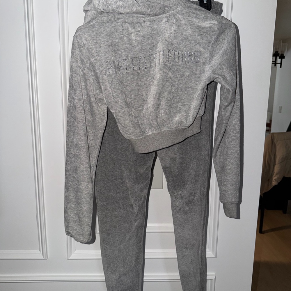 PrettyLittleThing Light Gray Hoodie